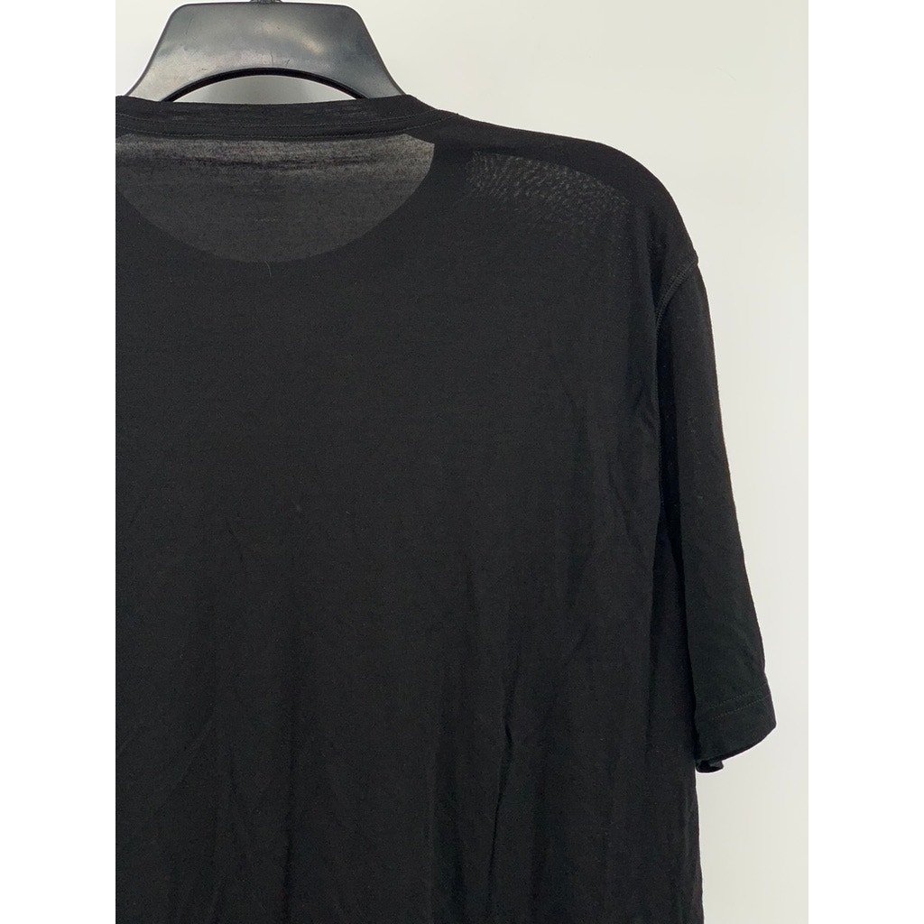 Evo Men's Black Merino Wool Short-Sleeve T-Shirt Sz L — image 6 of 8